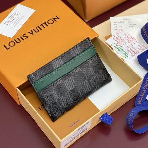 Réplica Louis Vuitton Neo Card Holder 1:1 en Monogram Macassar - Piel Auténtica 1149973917 - front view