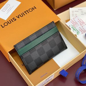 Réplica Louis Vuitton Neo Card Holder 1:1 en Monogram Macassar - Piel Auténtica 1149973917 - side view