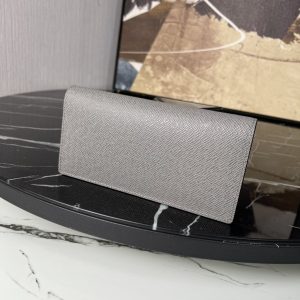 Réplica 1:1 Louis Vuitton Brazza Wallet en Damier Graphite, Calidad Espejo 1151120038 - side view