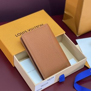Louis Vuitton Taurillon Monedero Réplica 1:1 con Calidad Espejo y Piel Auténtica 1132657908 - side view