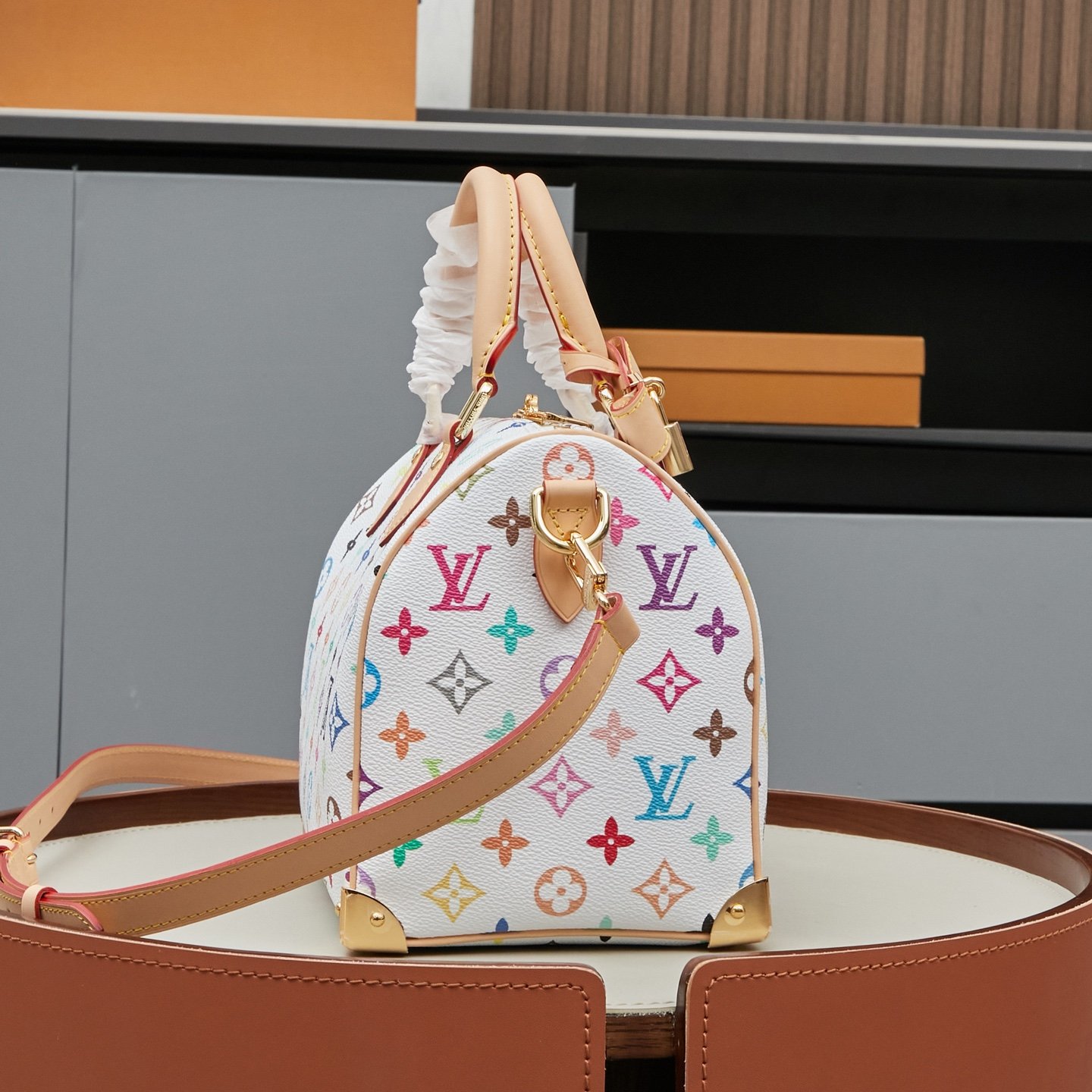 Louis Vuitton Speedy Bandoulière 25: Réplica de Alta Gama con Piel Auténtica 1121593021 - side view | Louis Vuitton
